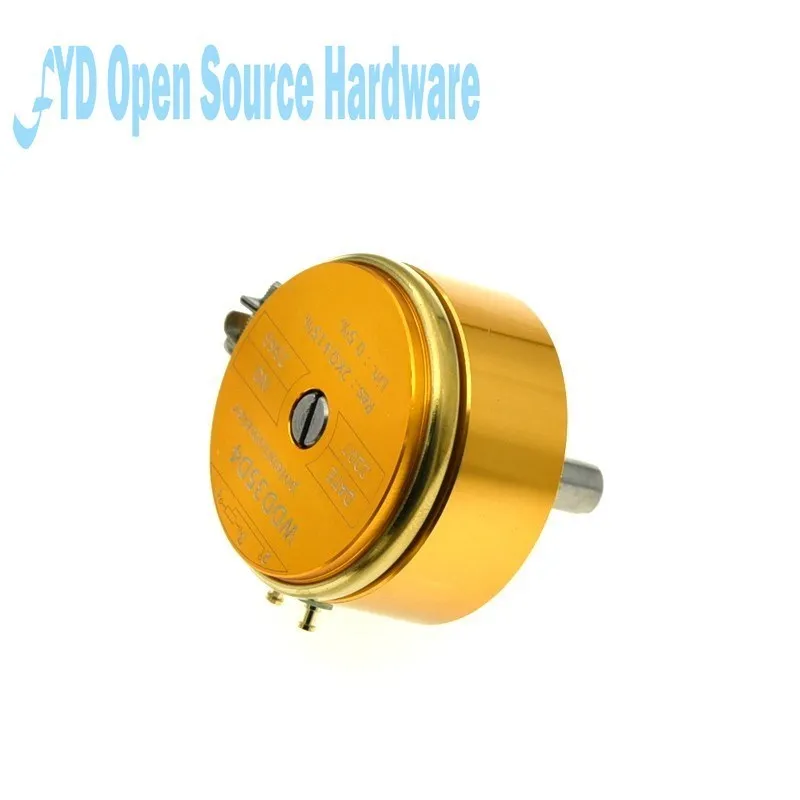 Potenciómetro de plástico conductor de precisión piezas, Sensor de desplazamiento Angular, 1K, 2K, 5K, 10K, lineal 0.5%, 1 WDD35D-4 - imagen 4