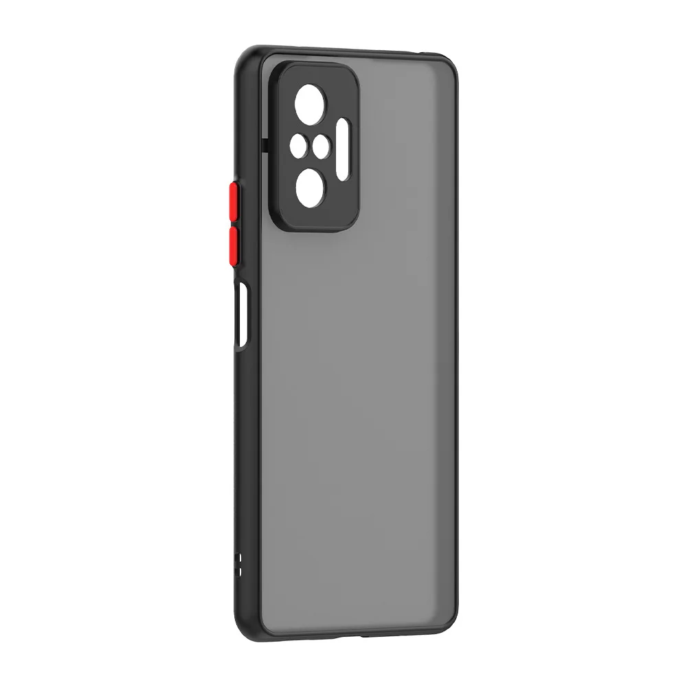 Funda de teléfono dura de silicona mate con sensación de piel para Xiaomi Redmi Note10 Pro Note 10 10s 11 11s 12s 12 Pro Plus 5G funda a prueba de golpes - imagen 2