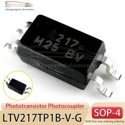 20 piezas LTV217TP1B-V-G SOP-4-175mil 217 L217 optoacoplador de salida de Transistor