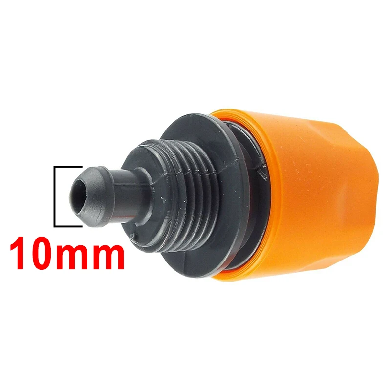 Adaptador de tubo de manguera rizado/espiral, accesorios de conector de manguera con bloqueo de clic hembra, 10mm - imagen 5