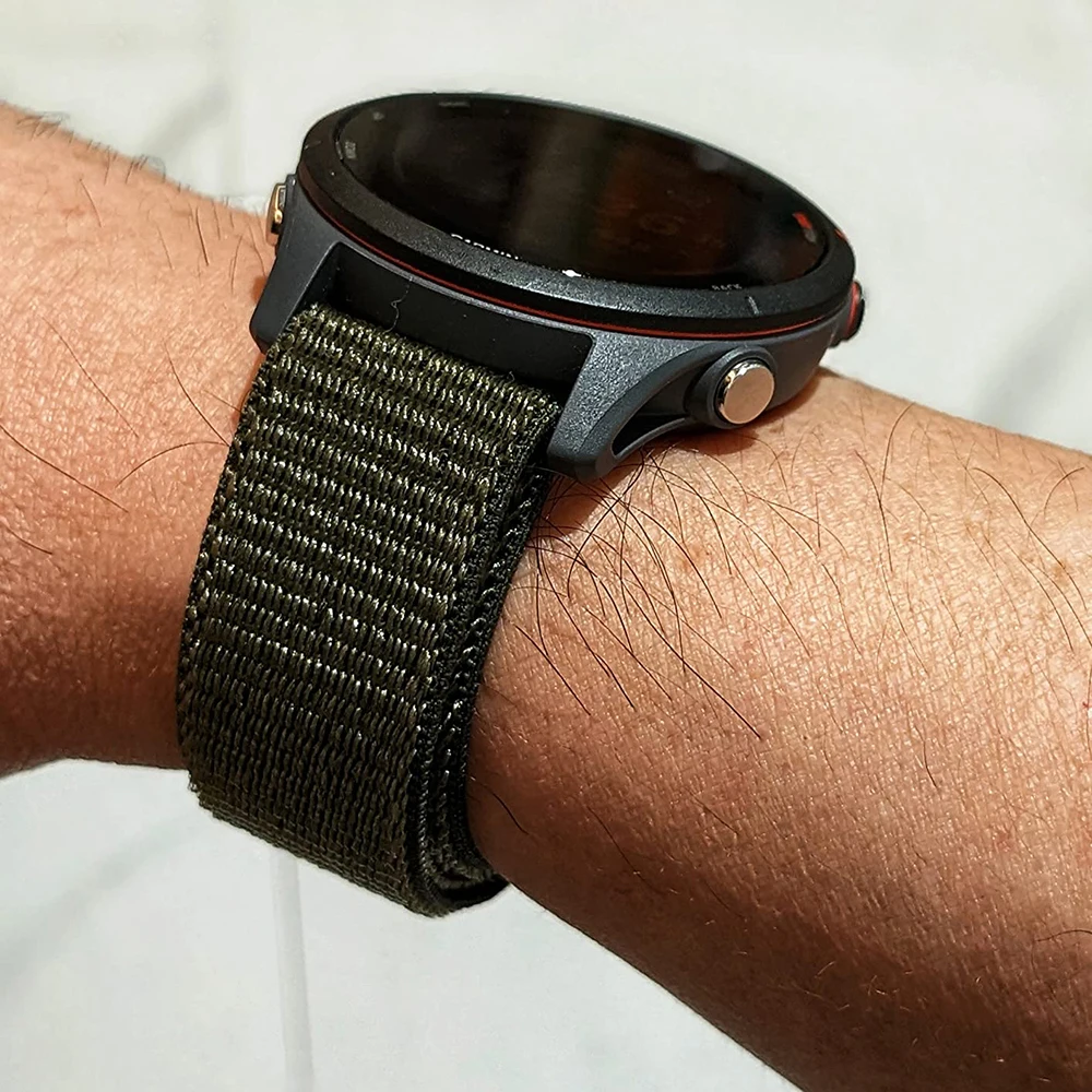 Correa de nailon QuickFit de 22mm y 26mm para Garmin Quatix 8 AMOLED Tactix 8 7 Delta Bravo Band Fenix 7X 7 6 5 correa de reloj trenzada - imagen 5