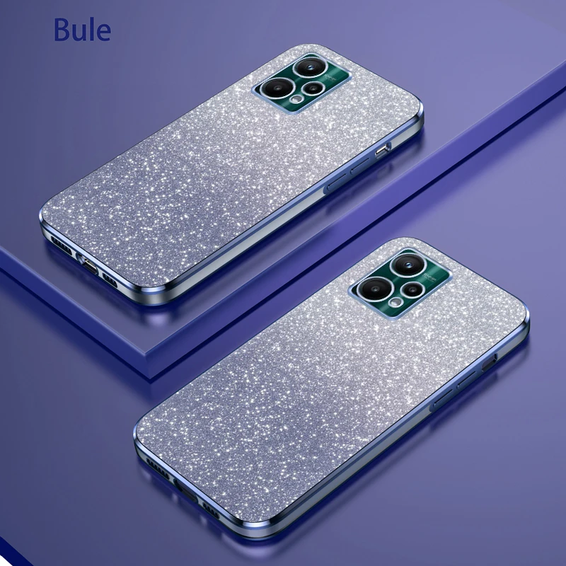 Funda de silicona para Realme 9 Pro Plus, carcasa trasera de lujo con brillo degradado, Realme 9 5G, Realme9 Pro - imagen 4