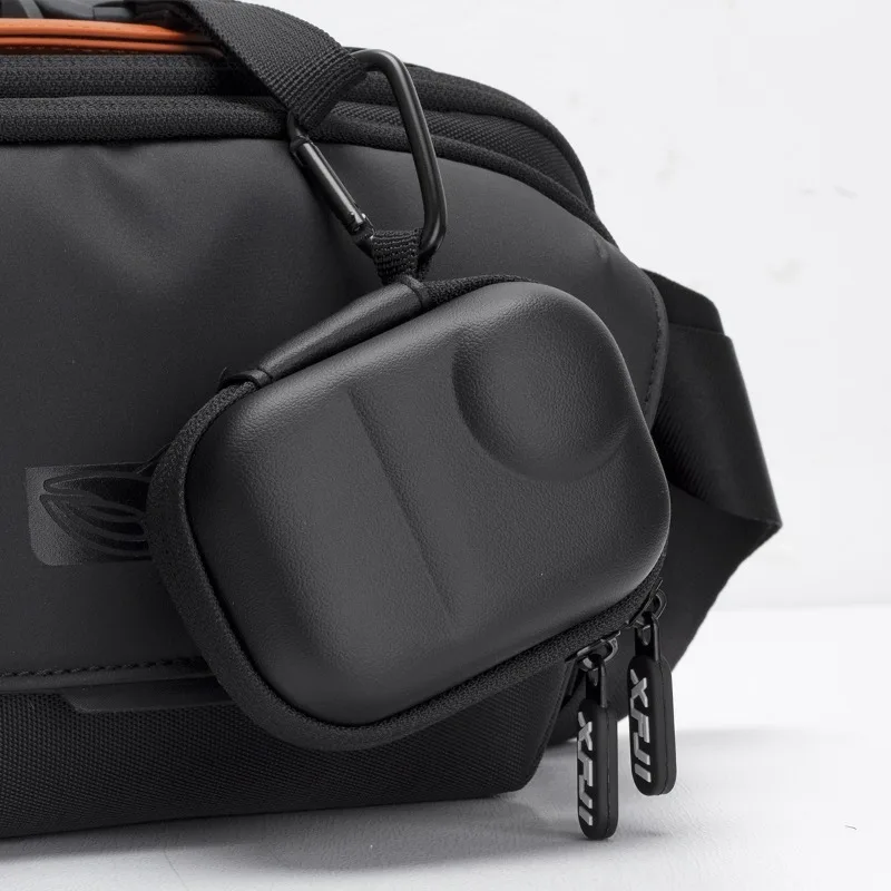 Mini funda para cámara Insta360 GO, Estuche de transporte de viaje Ultra portátil, bolsa de almacenamiento de PU, funda protectora, accesorios para Cámara de Acción - imagen 4