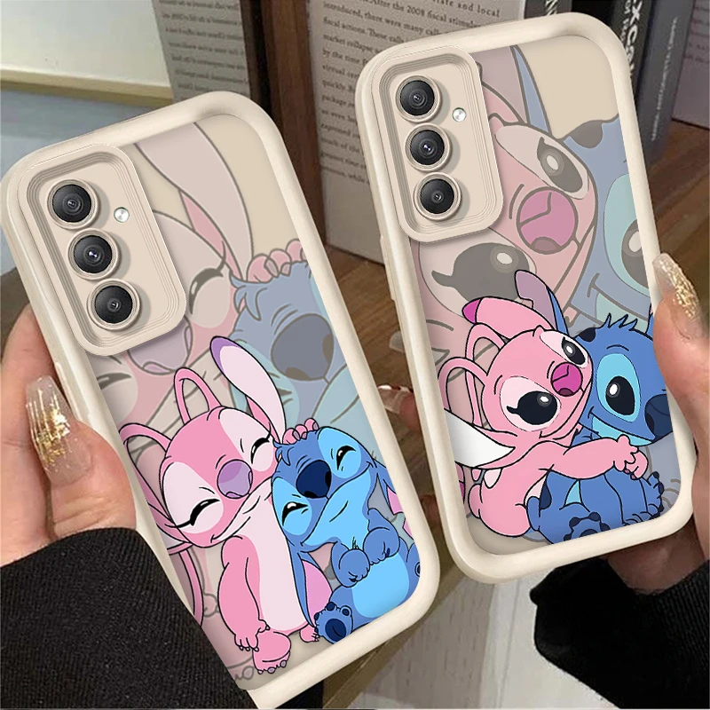 Funda Disney Cute Angel Stitch para Samsung Galaxy A54 A05S A05 A34 A24 A14 A53 A33 A23 A13 A52 A52S A32 A22 A12 A71 A51 A31 - imagen 3