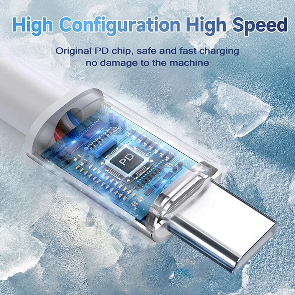 Cable de carga rápida de 100W, Cable USB tipo C de 20W, cable USBA a TypeC para Xiaomi, Redmi, POCO, Samsung, Huawei, Oneplus, accesorios - imagen 3