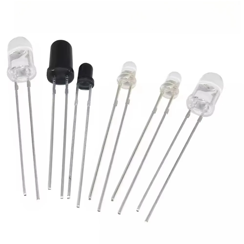 20 unids/set F3 F5 diodo 940nm 3mm 5mm F3 F5 LED emisor de infrarrojos y diodo receptor IR F3 F5 LED diodos para Arduino DIY Kit - imagen 2