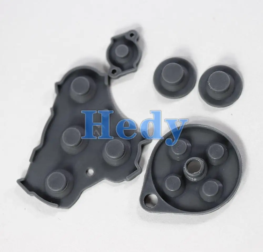 5 Juegos de repuesto para mando de Nintendo GameCube NGC, almohadilla de botón de silicona conductora - imagen 3