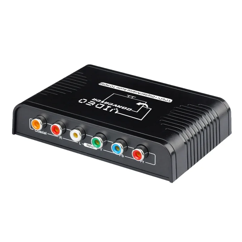 Adaptador Componente RCA a HDMI 1080P para Wii PS3