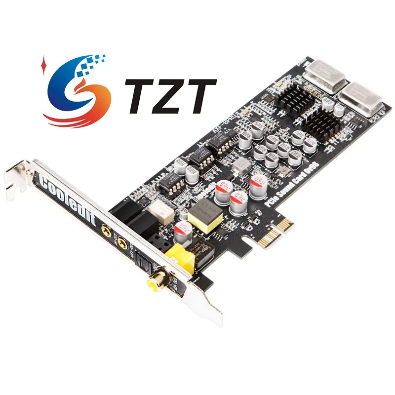TZT Cooledit AXF8-Pro (AXF8 PRO) Tarjeta de sonido interna Hifi DAC con ES9038Q2M para decodificación de hardware DSD