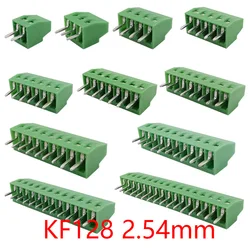 Bloque terminal tornillo KF128 2.54mm PCB para pines