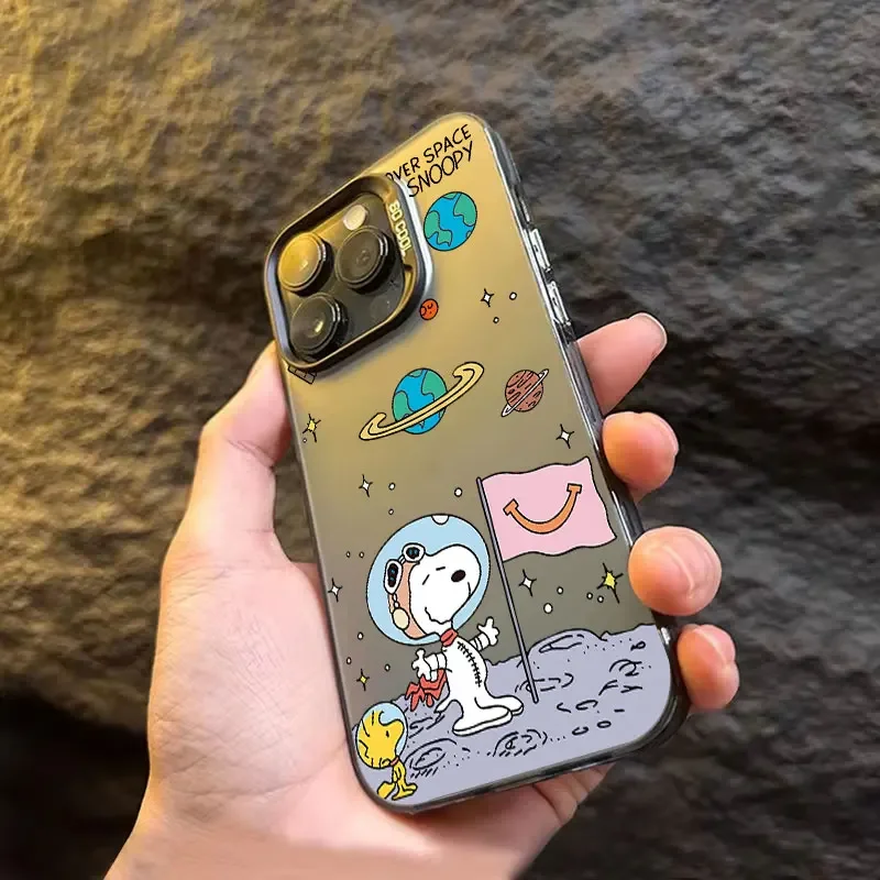 Funda de teléfono con redecilla de dibujos animados divertidos para iPhone 16 15 14 13 12 11 Pro Max X XR XS MAX 8 7 Plus, funda trasera mate a prueba de golpes - imagen 5