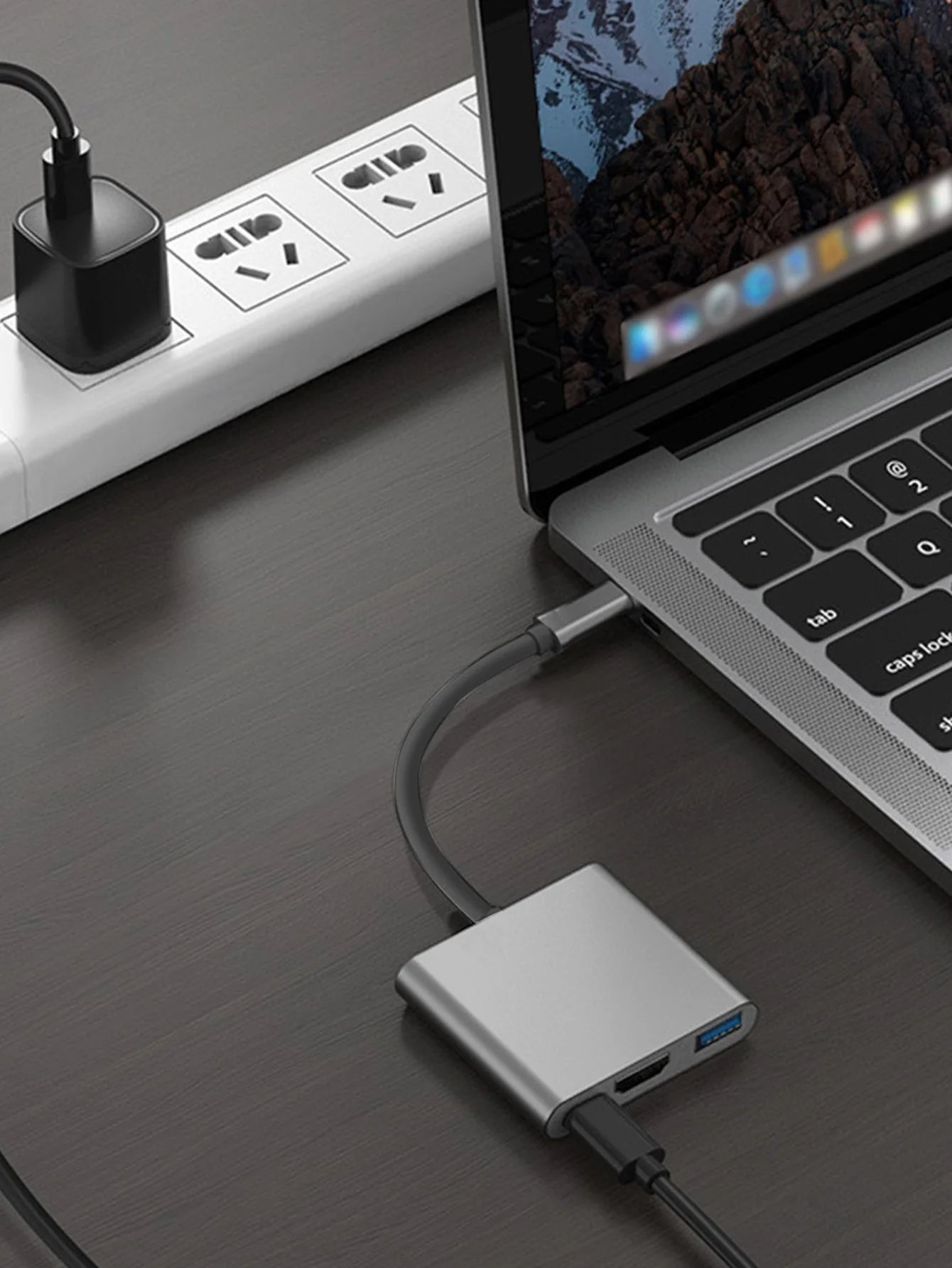 Convertidor tipo c 3 en 1, interfaz USB3.0, convertidor OTG multifunción, transmisión de alta velocidad - imagen 3