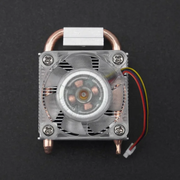 Ventilador de torre de hielo para refrigerador Raspberry Pi 5 RPi5, tubo de cobre en forma de U, ventilador de refrigeración, con LED RGB colorido - imagen 3