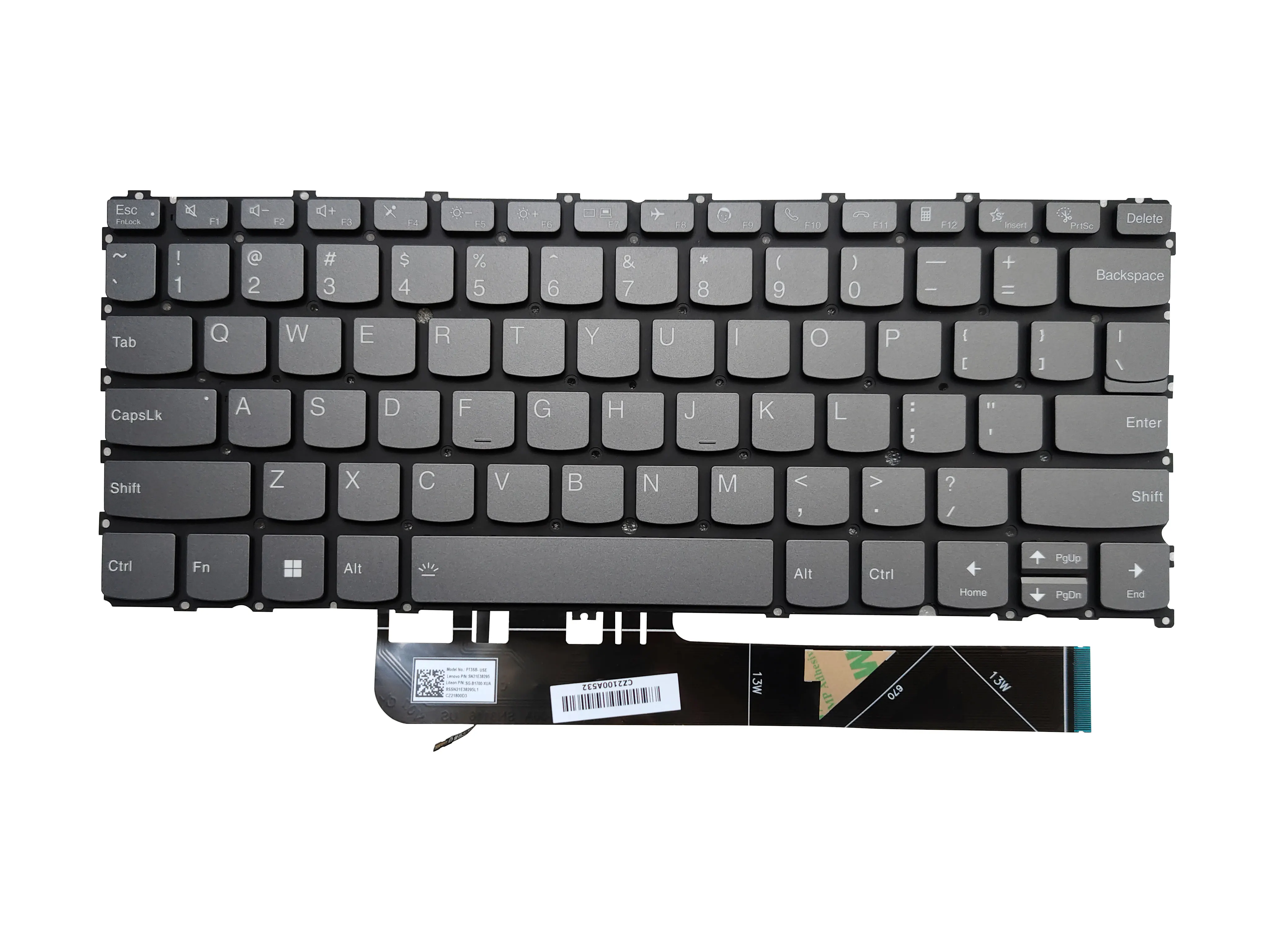Nuevo para Lenovo Yoga 6-13 6-13ABR8 6-13ALC7 US teclado para ordenador portátil retroiluminado SN21E73481 /SN21E38295 - imagen 3
