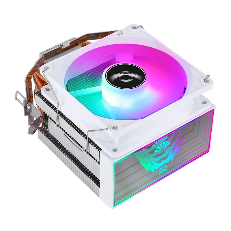 Ventilador de radiador QiuzAim 4/6 tubo de calor ventilador RGB 90mm enfriador de computadora procesador de CPU Compatible LGA2011 2066 115x1200 1700x79x99 AMD - imagen 5