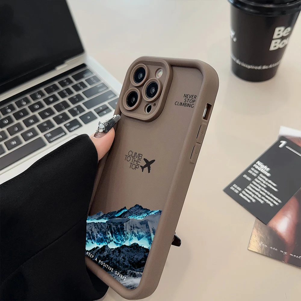 Funda de teléfono Peak Plane para Samsung Galaxy, carcasa de silicona para modelos A16, A25, A35, A55, A34, A54, A33, A53, S25 Ultra, S24, S23, S22 Plus, S21 FE - imagen 3