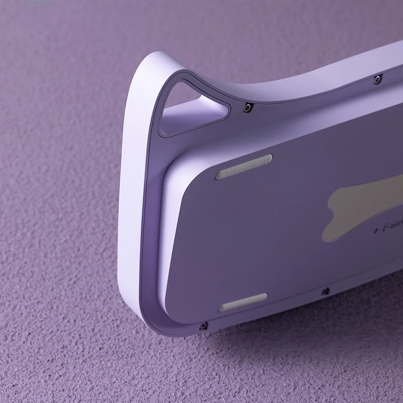 Teclado multimodo Alice, Kit de teclado ergonómico inalámbrico Bluetooth intercambiable en caliente, Kit de teclado mecánico personalizado ergonómico RGB - imagen 4