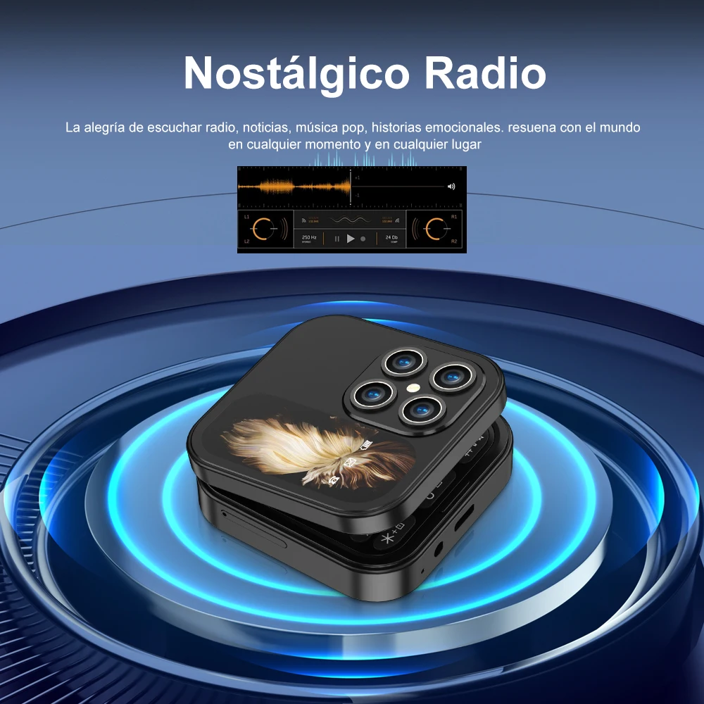 SERVO i17 MINI teléfono móvil plegable 2 tarjeta SIM marcación rápida Magic Vioce Radio FM linterna 2G GSM pequeño botón cuadrado teléfonos móviles - imagen 5