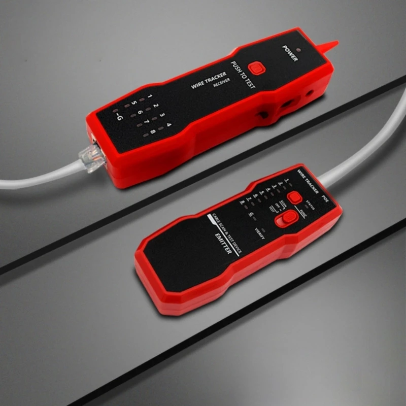 Probador cables red multímetro antiruido POE LAN buscador pruebas rastreadores cables Dropship - imagen 4