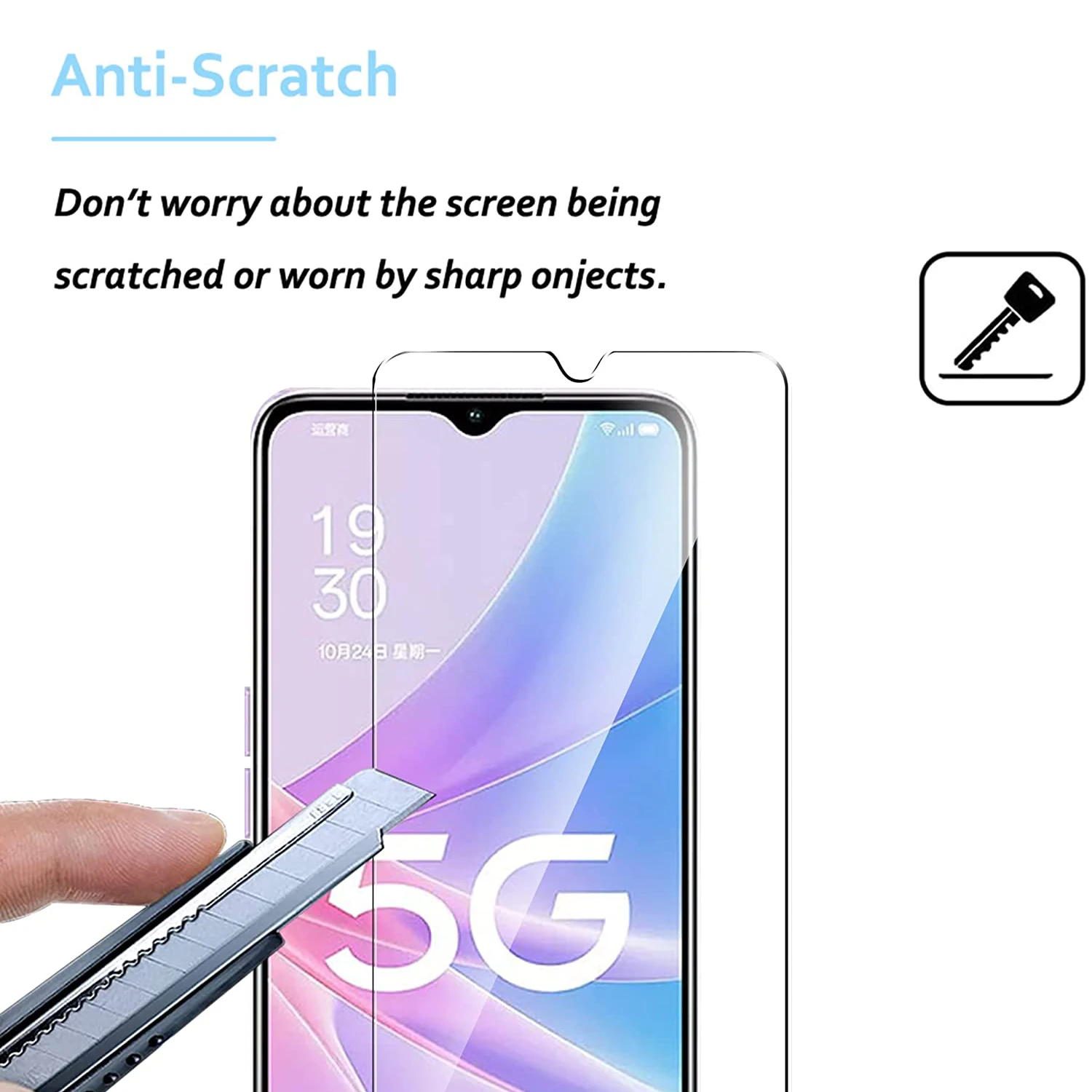 Vidrio de protección de 4 piezas para OPPO, A78, A94, A92, A93, A74, OPPO A32, A77, 5G, A53s, A16, A96, Find X3, X5 lite - imagen 5