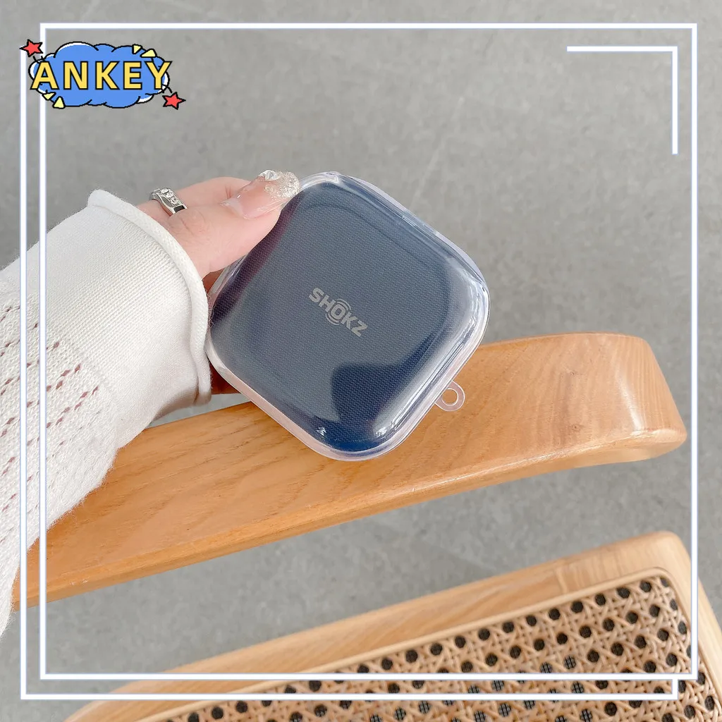 Funda transparente para Shokz OpenFit T910, fundas protectoras transparentes de TPU, OpenFit Air T511, carcasa para auriculares Bluetooth, portátil - imagen 4