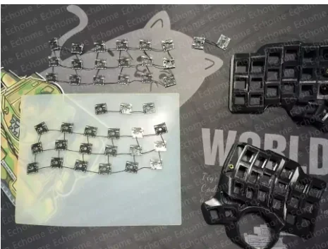 Charybdis Mini/Nano Split teclado Pcb Material Kit personalizado con cable/inalámbrico Trackball Split funda para teclado mecánico no preconstruido - imagen 4