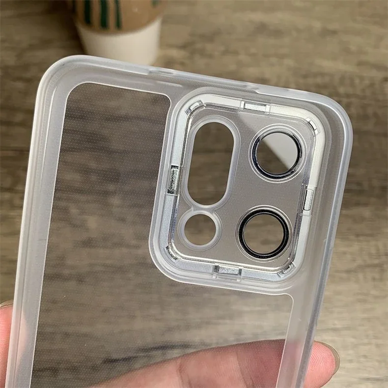 Película protectora de cámara MagSafe, cubierta para Oppo Reno 14 Pro 14, parachoques transparente de TPU suave a prueba de golpes para Oppo Reno 13 F 5G Reno13 - imagen 4