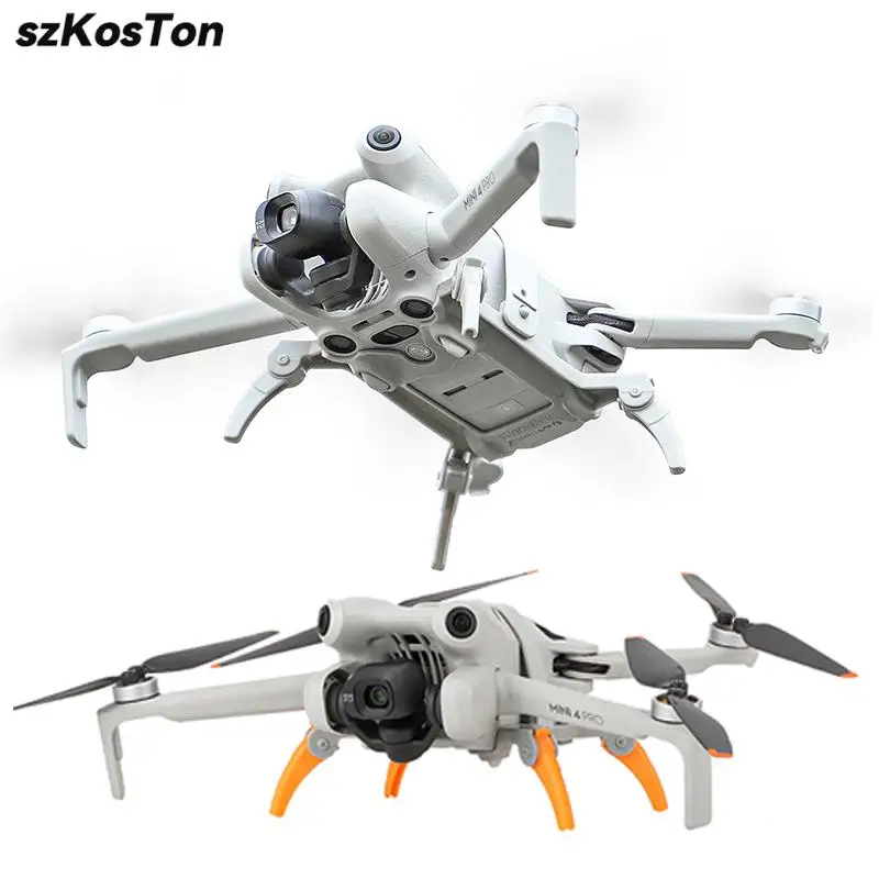 Equipo de aterrizaje plegable para Dron DJI Mini 4 Pro, soporte Protector de pierna de altura extendida, accesorios para Dron