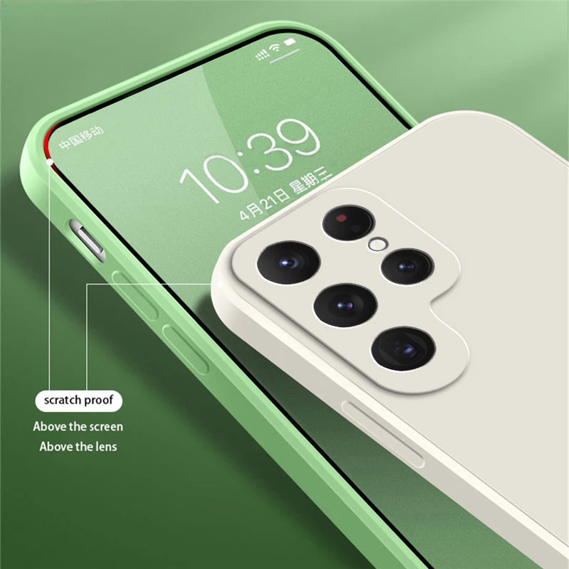 Fundas originales de silicona líquida para Samsung Galaxy S 24 S24 Plus Ultra 5G, protección Global para cámara, bolsas para teléfono, armadura - imagen 4