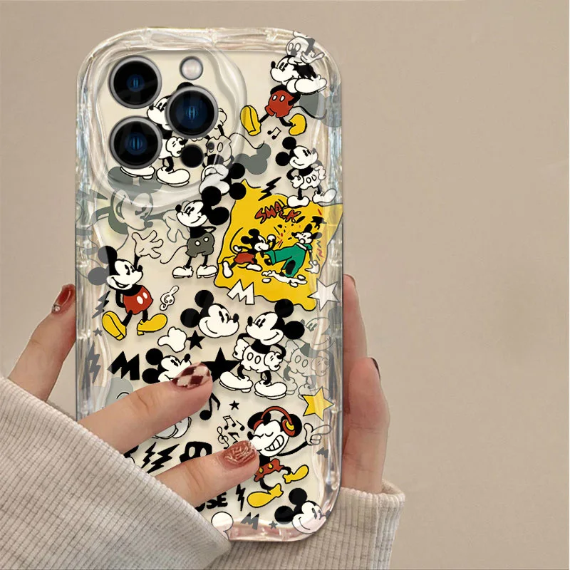 Funda de Tpu de Mickey Mouse para Realme C53 C35 C55 C21Y C21 C25Y 5 6 7 12 Pro 5i 6i C51 C33 C31 Note 50 C11 C12 C15 C25 C67 C30 C20 - imagen 3
