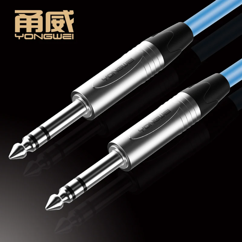 YONGWEI Cable de Audio con clavija de 6,5mm, Cable auxiliar para micrófono y guitarra eléctrica, conector macho a macho - imagen 4