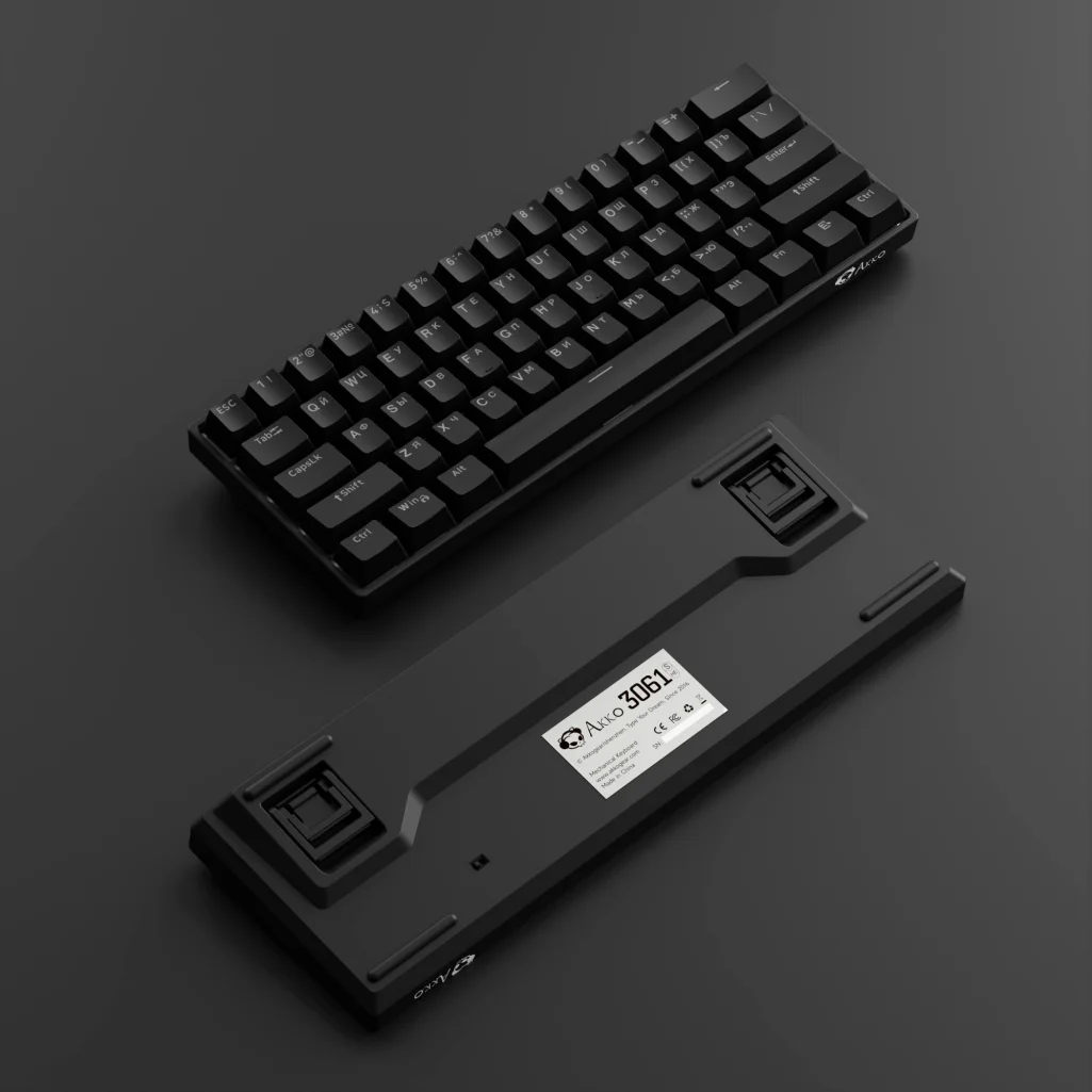 Teclado mecánico Akko 3061S, 60% negro, interruptor magnético ANSI, disparador rápido 8K, teclado para juegos personalizado RGB - imagen 4