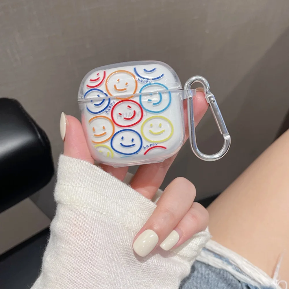 Funda para auriculares con forma de corazón y flores de dibujos animados para Huawei FreeBuds SE 2 SE2 TWS, funda protectora transparente de TPU suave con gancho - imagen 5