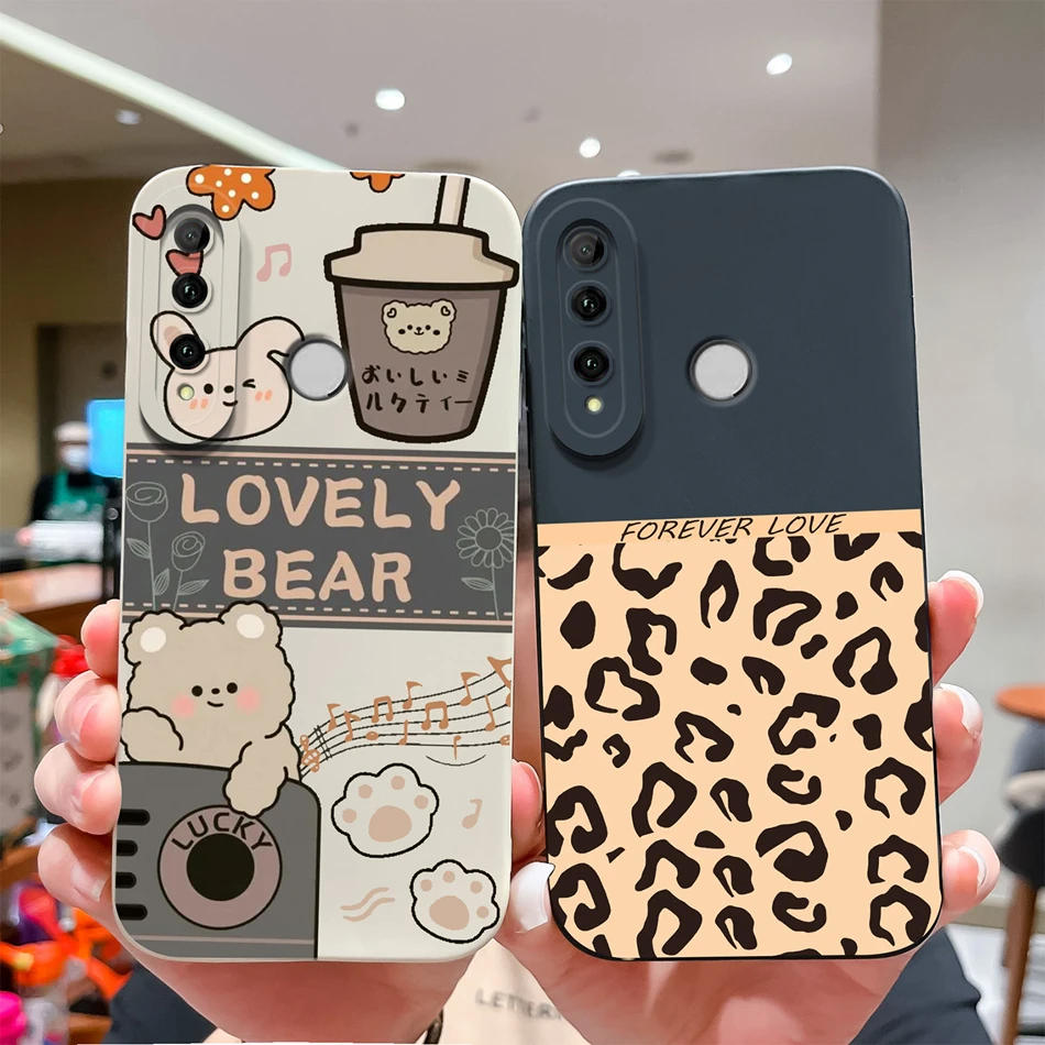 Funda de teléfono para Honor 10i, carcasa de silicona líquida suave y Lisa, protección completa, antichoc, modelo HRY-LX1T