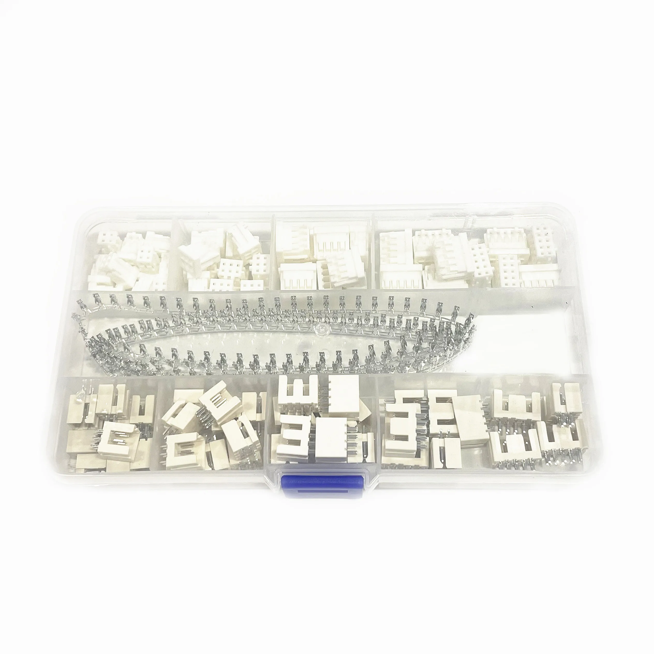 Juego de 360 Uds XHD2.54mm 2*2pin 2X3P 2*4P 2X5pin conector de doble fila 4P 6P 8P 10P enchufe de Pin de ángulo recto + carcasa + KIT de terminales - imagen 2