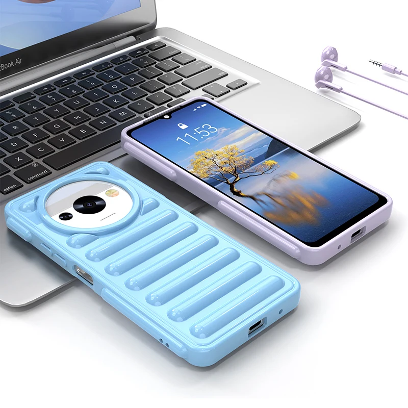 Para Xiaomi Poco C61 funda para Poco X6 Pro Poco X6 Neo Poco M6 Pro F6 M6 Pro C65 funda de cápsula tridimensional a prueba de golpes - imagen 3