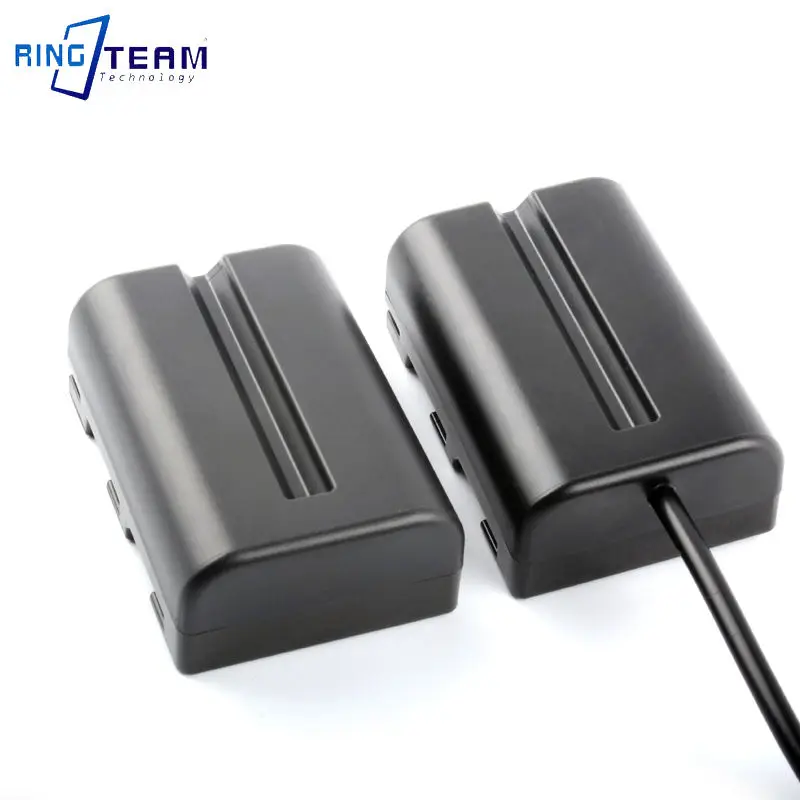 Cable en espiral de alimentación externa de 5,5x2,1mm/5,5x2,5mm, acoplador de NP-FM500H, potencia estable para Sony DSLR A200 A300 A450 A580 850 560 - imagen 3