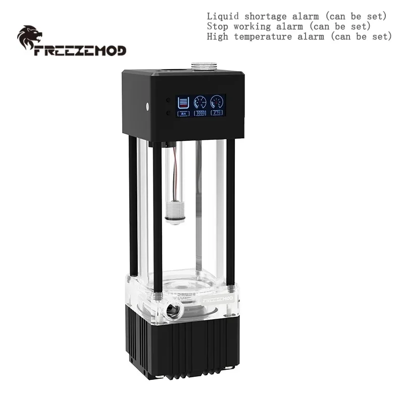 FREEZEMOD depósito de bomba AIO refrigerado por agua para sistema de refrigeración, puede configurar falta de agua/alta temperatura/alarma de apagado - imagen 2