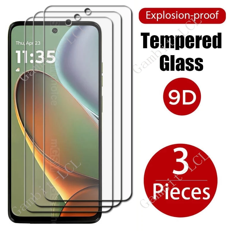 3 uds 9H HD vidrio templado Protector para Motorola Moto E15 en MotorolaMotoE15 MotoG05 G05 6,67 "película protectora de pantalla