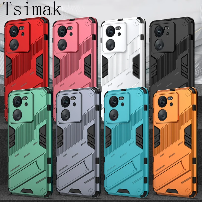 Funda a prueba de golpes para Xiaomi 13T Pro Mi 13 Lite, funda protectora para Redmi Note 12 12S 12C POCO F5 X5 M5S C65 F6 M6 X6 Pro - imagen 2