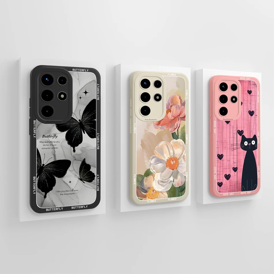 Para itel Super 26 Ultra Funda de lujo mariposa suave silicona líquida Funda de teléfono de alta calidad para itel S26 parachoques ultraligero - imagen 5