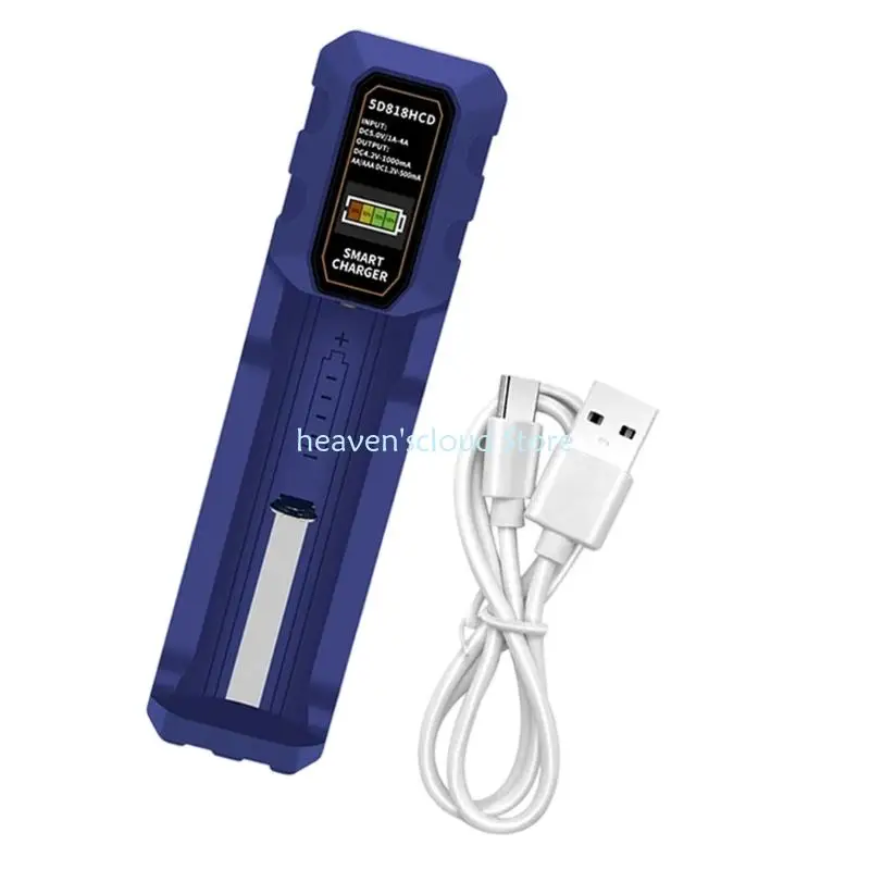 Indicador LED carga batería compartimento inteligente Y88B, función parada automática para celdas 3,7 - imagen 4