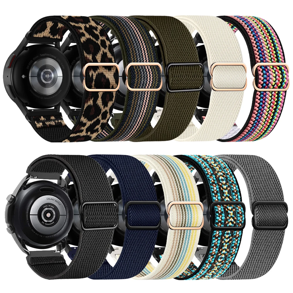 Correa de nailon de 20mm y 22mm para Huami Amazfit Active 2 44mm GTS 4 2 Mini/GTR 4, repuesto de correa de reloj inteligente Amazfit BALANCE Correa - imagen 2