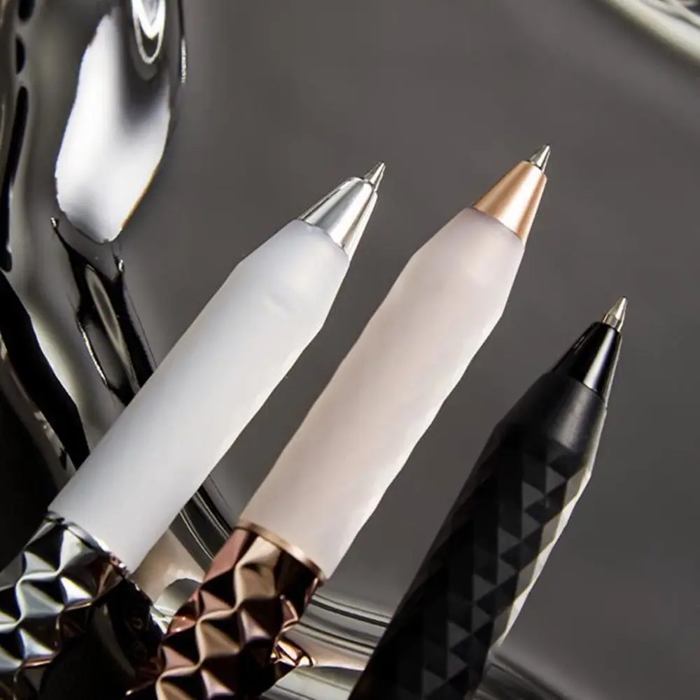 Bolígrafo Neutral de deformación geométrica de Metal, bolígrafo de Gel de cambio de forma interesante de descompresión, bolígrafo anamórfico de escritura para estudiantes, regalo - imagen 3