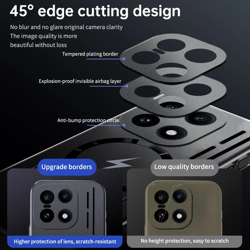 Para OnePlus 15 funda dura de PC disipación de calor funda protectora trasera magnética delgada para OnePlus 15 13 13T 13R 13S carcasa de teléfono - imagen 5