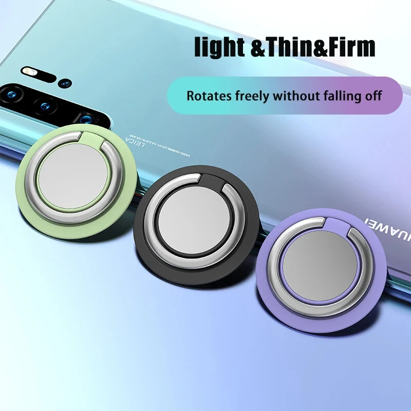 Soporte para anillo de dedo, agarre Tok, rotación de 360 grados, adecuado para teléfono, soporte magnético para teléfono de coche, enchufe Pop plegable portátil - imagen 4