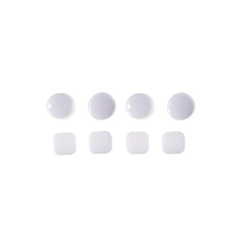 1 Juego de repuesto para tornillo de consola 3DS XL, cubierta de pies de goma para nueva cubierta de orificio de tornillos de pantalla LCD frontal y trasera 3DSLL - imagen 3