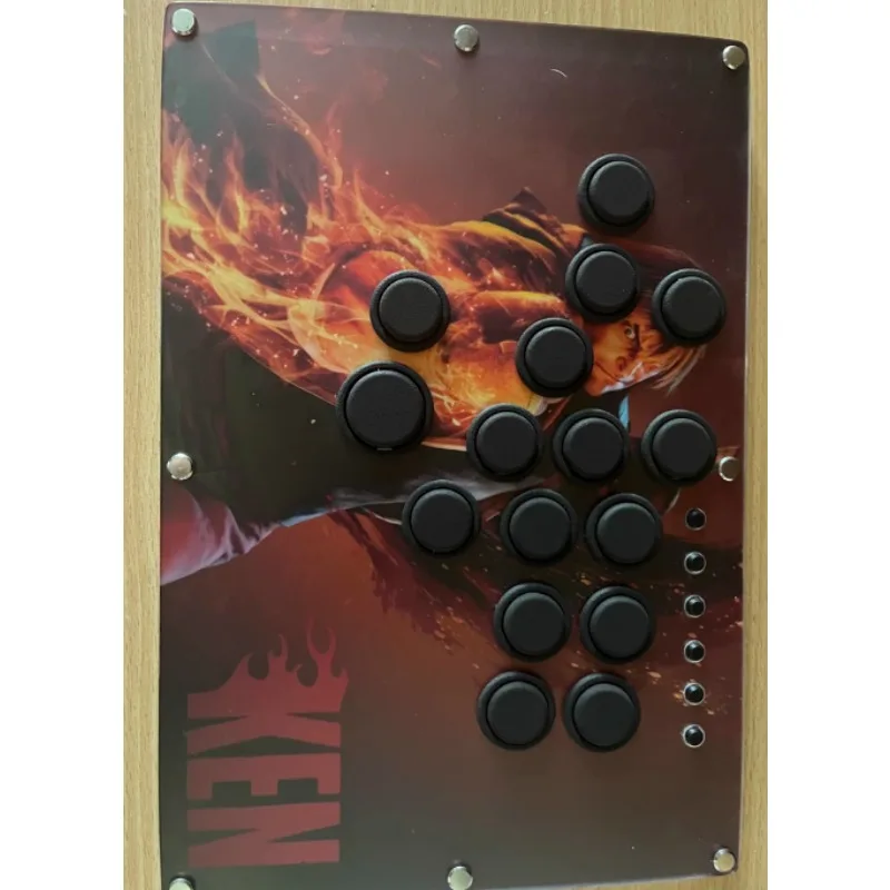 Hitbox Mini teclado pegatinas personalizadas PS5 juego de lucha desafío Obox Joystick teclas de nailon Pi Street Fighter 6 para jugadores - imagen 5