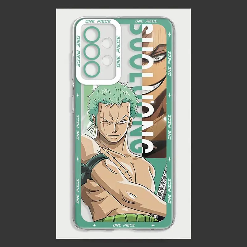 Funda de teléfono de piezas de anime para Samsung Galaxy A14 A13 A15 A23 4G A34 A33 A53 A25 A24 A54 A73 A35 A55 5G, funda suave transparente - imagen 2