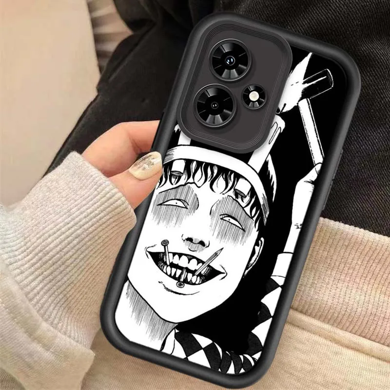 Junji Ito Horror para Infinix GT Hot 10 20 30 11 12 12i 20s 30i 40 40i 50 50i Pro Play NFC Eye Ladder funda de teléfono - imagen 2
